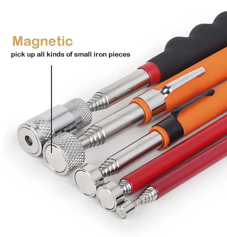 Magnetic Pickup Tool Telescopic Adjustable Magnetic Pick-Up Tool Grip Extendable Magnet Stick Handy Tool for Picking Up Nut Bolt - ToolFlx