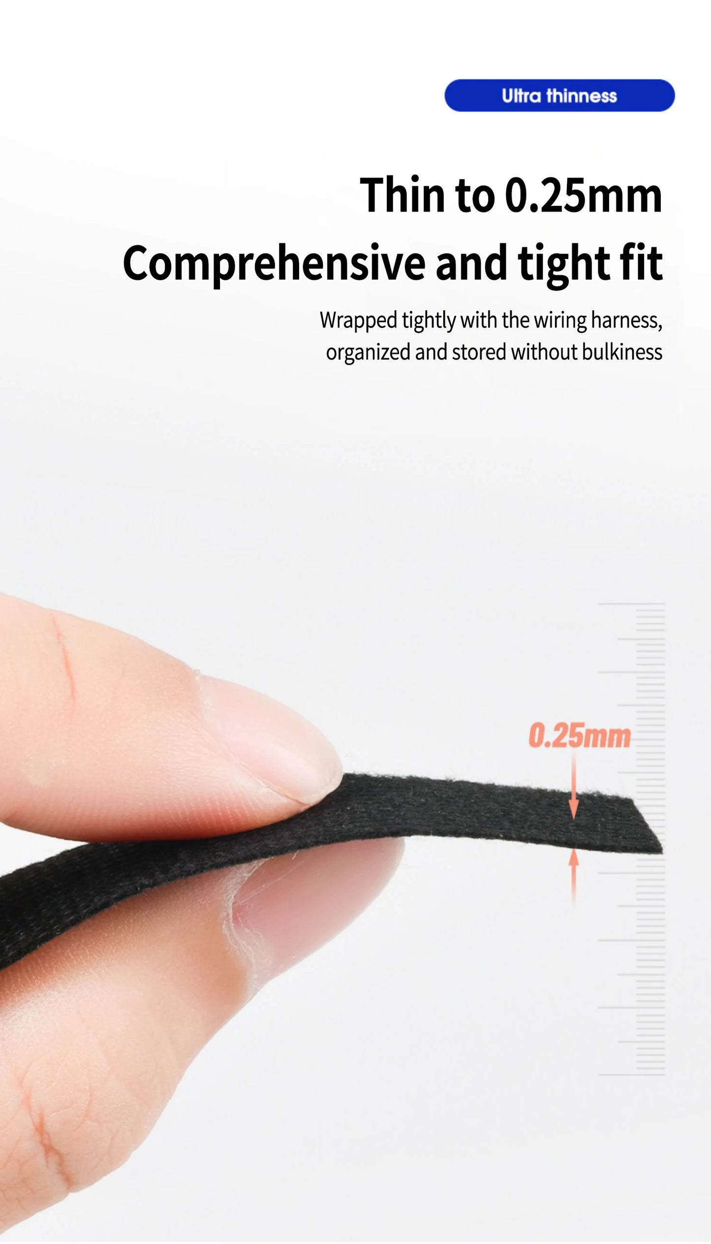 Electrical Tape Heat Resistant Harness Tape Insulation Automotive Fabric Cloth Tape Waterproof Noise Resistance Adhesives Tape