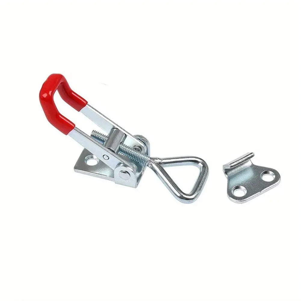 2/5pcs Adjustable Toggle Clamp Latch Heavy Duty Toggle Latches Holding Capacity Pull Latch Clamp For Smoker Lid Jig Tool Box Cas