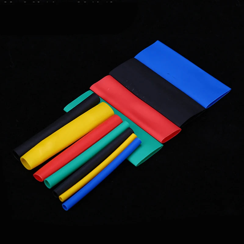 Heat-shrink Tubing Thermoresistant Tube Heat Shrink Wrapping Kit Electrical Connection Wire Cable Insulation Sleeved Protecter