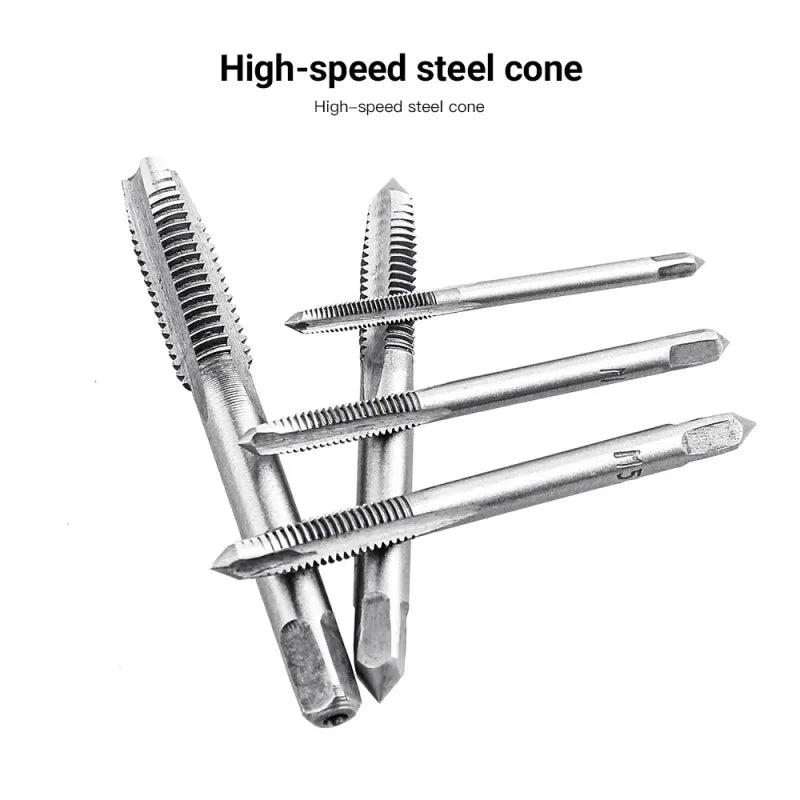 M3/M4/M5/M6/M8 Tap Set With Twist Drill Bits And Wrench T Type Machine Hand Screw Thread Taps Reamer hand drill screw Tool Drill