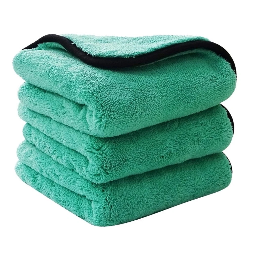 Portable 1200GSM Super Soft Premium Microfiber Drying Cltoth Ultra Absorbancy Aqua Deluxe Car Wash Towel