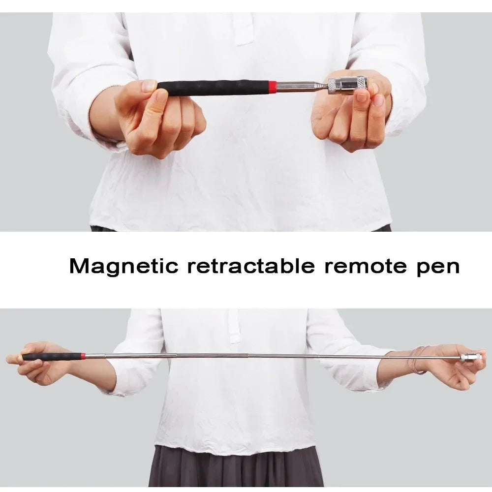 Flexible Magnetic Pickup Tool 25Inch Flexible Bend-It Magnet Snake Pick-Up Bendable Retriever Stick for Garbage/Keys/ Bolts,Nuts