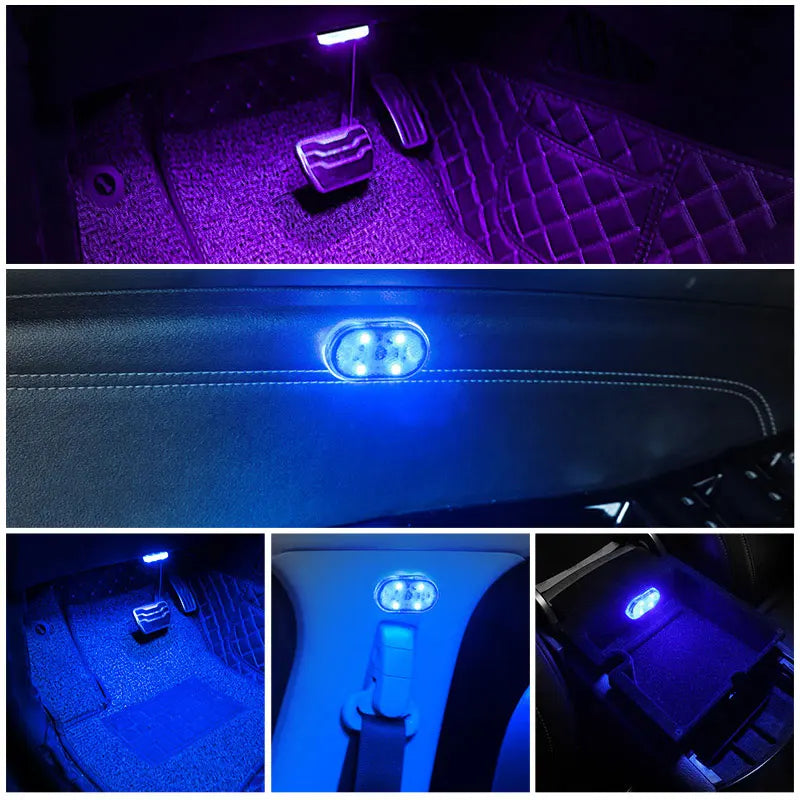 Car Touch Interior Light Hand Car Roof Magnets Ceiling Lamp Indoor Car Lighting Night Reading Light USB Charging Reading Lamp