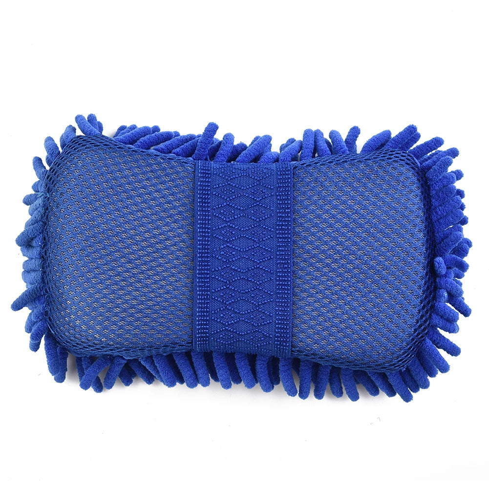 Car Cleaning Sponge Car Wash Care Washing Brush Pad Cleaning Tool Microfiber Polishing Dusting Scratch-free Washing Cars Floors