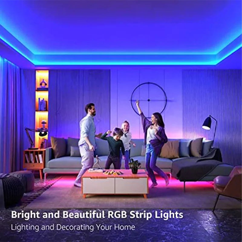 LED-Lichtstreifen Bluetooth 24 Tasten Fernbedienung Band für Zimmerdekoration TV-Hintergrundbeleuchtung 3535 Lampe für Weihnachtsgeschenke 1M 2M 3M 4M 5M 10M 