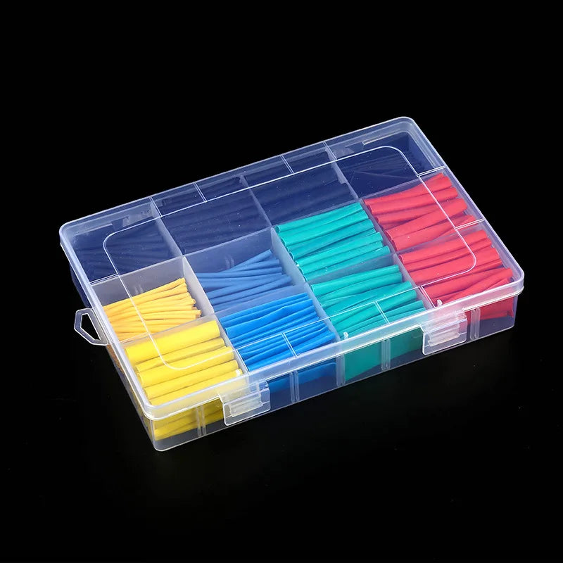 Heat-shrink Tubing Thermoresistant Tube Heat Shrink Wrapping Kit Electrical Connection Wire Cable Insulation Sleeved Protecter