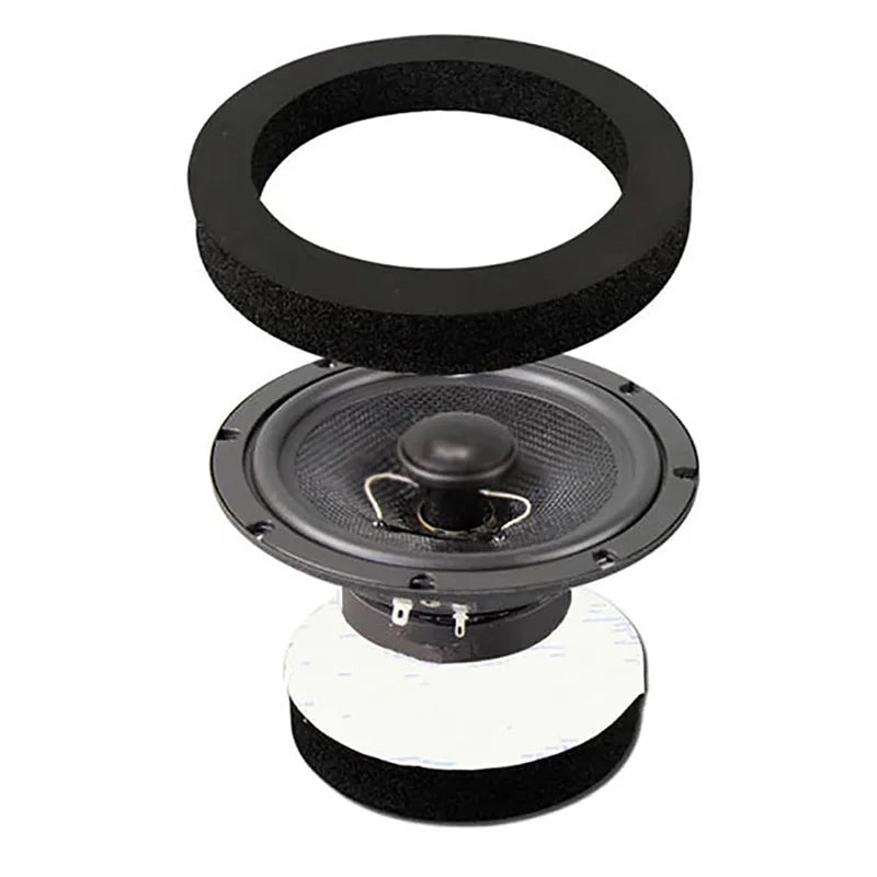 4PCS 4/5/6.5 Inch Car Speaker Sound Insulation Ring Cotton Bass Door Trim Soundproof Auto Interior Accessories Foam Universal