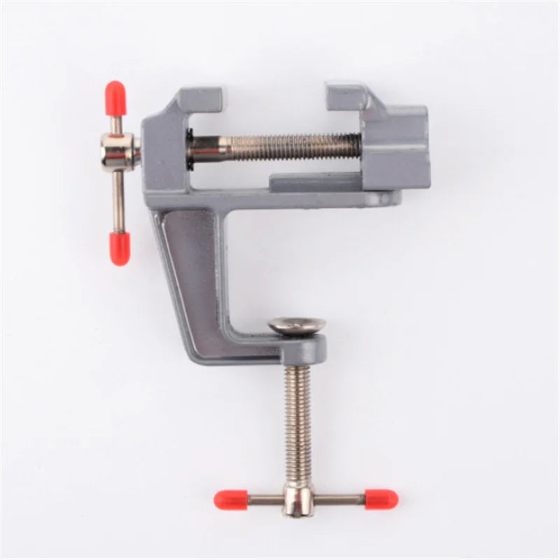 3.5" Aluminum Miniature Small Jewelers Hobby Clamp On Table Bench Vise Mini Tool Vice