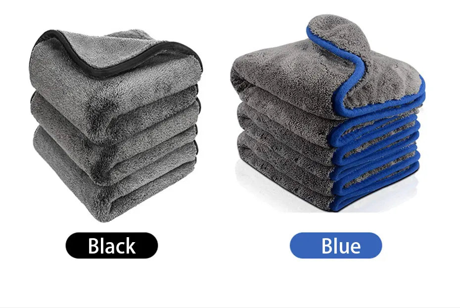 SEAMETAL 1200GSM Car Wash Microfiber Towel 40x40cm Car Detailing Drying Auto Washing Cloth Micro Fiber Rags for Car Accessories