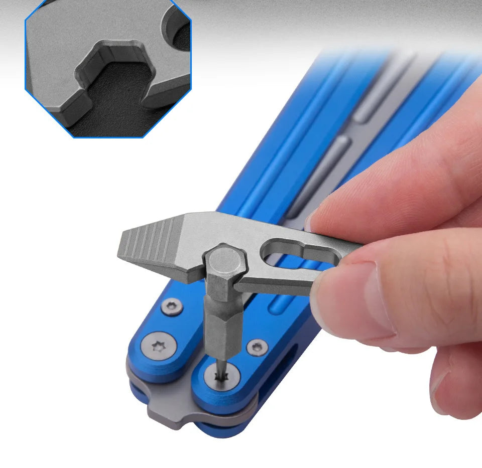 TC4 Titanium Alloy Pry Bar Mini Crowbar EDC Multifunctional Pocket Tool Outdoor Bottle Opener Exquisite Gift