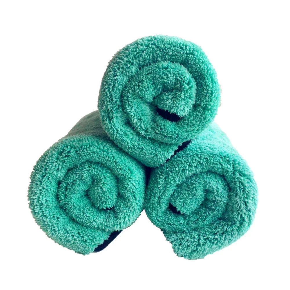 Portable 1200GSM Super Soft Premium Microfiber Drying Cltoth Ultra Absorbancy Aqua Deluxe Car Wash Towel