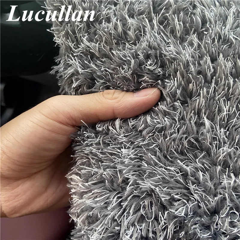 LL Microfiber 9" Car Wash Pad - Clean Sponge Wrapped in Soft,Plush Fiber Cloth Safe Washing with Car Soap Bucket Foam Gun