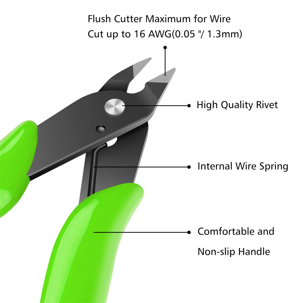 Universal Pliers Multi Functional Tools Electrical Wire Cable Cutters Cutting Side Snips Flush Stainless Steel Nipper Hand Tools - ToolFlx