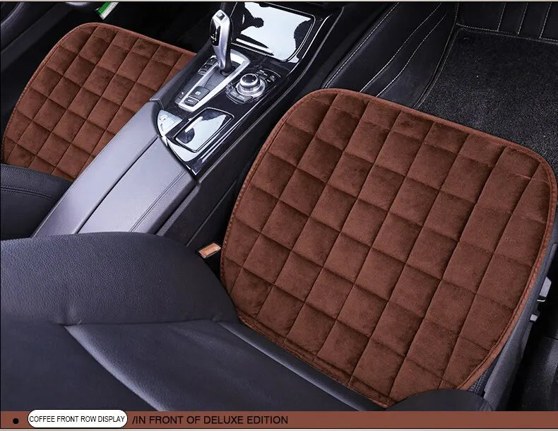 Car Seat Cover Winter Warm Seat Cushion Anti Slip Universal Front Chair Seat Breathable Pad for Vehicle Auto Car Seat Protector