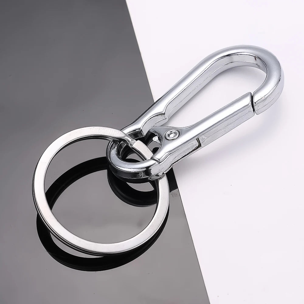 2/4/6 stücke Kürbis Schnalle Schlüsselanhänger Klettern Haken Edelstahl Auto Starke Karabiner Schlüssel Kette Metall Taille Hängen Schlüssel Ring Clips 